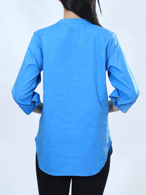 blouse turquoise