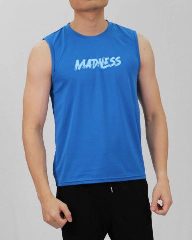 SCOTT MADNESS MICROFIBER MUSCLE TEE IN ROYAL