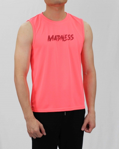 SCOTT MADNESS MICROFIBER MUSCLE TEE IN NEON PINK